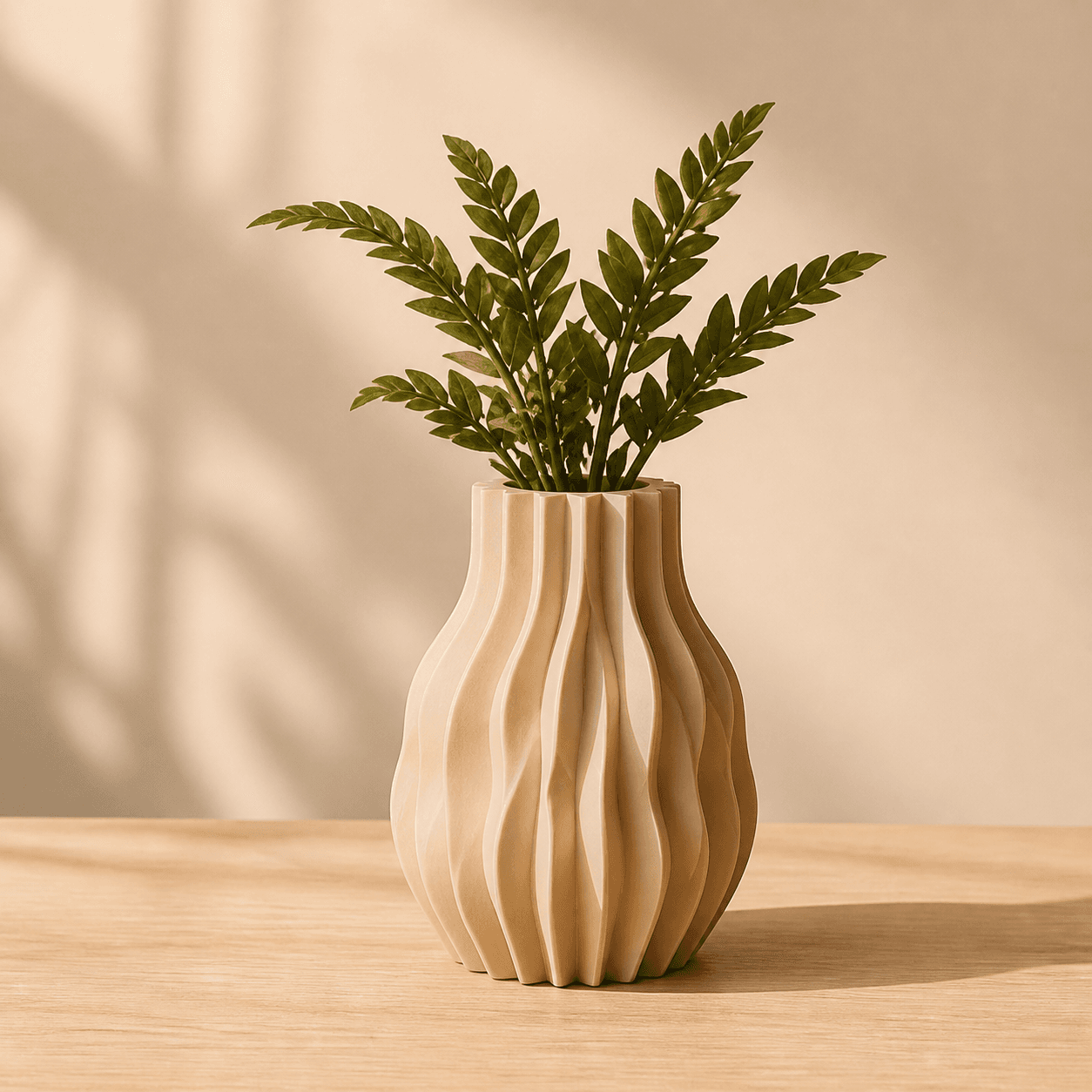 Vaso Ondulado Decorativo